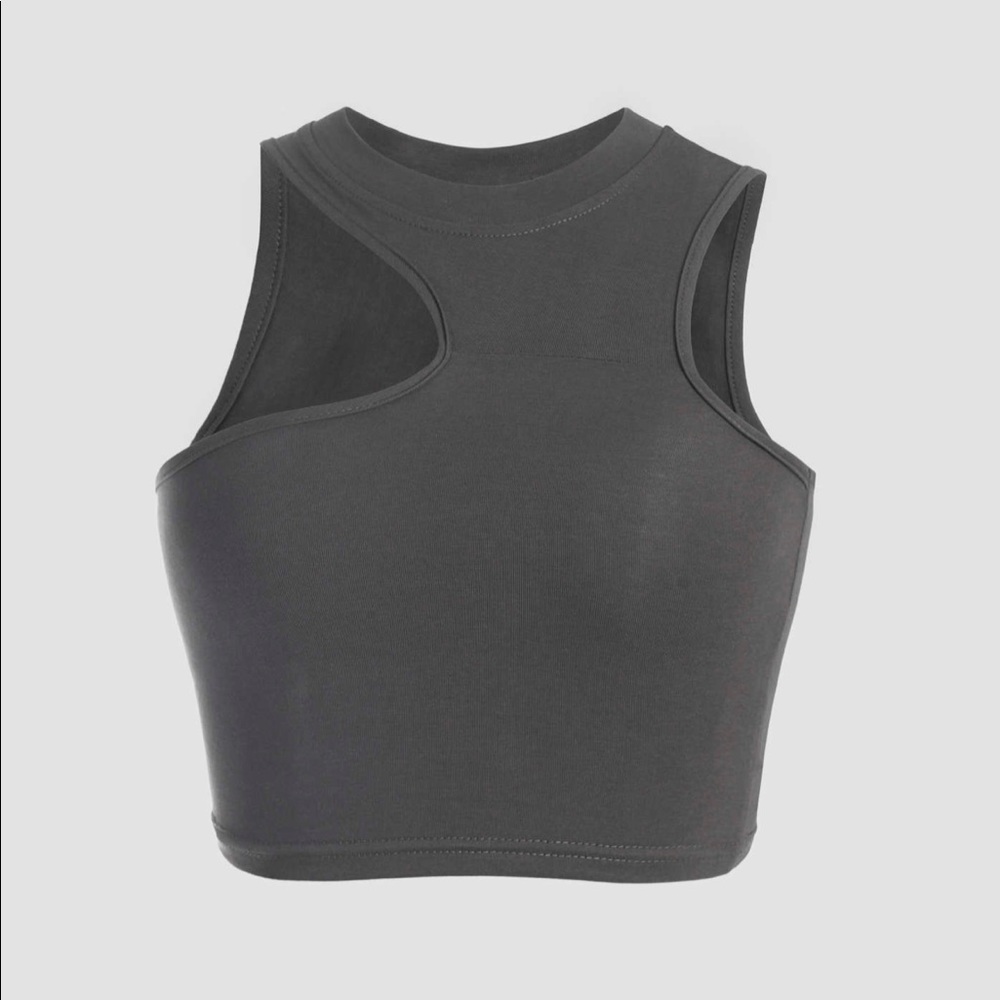 NWT Cider Asymmetrical Crop Tank